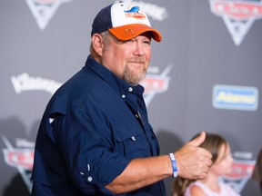 Comedian Larry the Cable Guy attends the world Premiere of Disney-Pixar 'Cars 3' at the Anaheim Convention Center, on June 10, 2017, in Anaheim, California. / AFP PHOTO / VALERIE MACON (Photo credit should read VALERIE MACON/AFP/Getty Images)