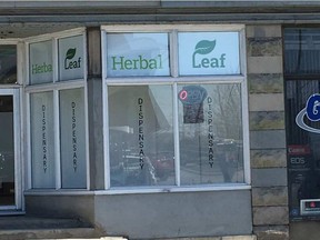 The Herbal Leaf marijuana dispensary was only open, off and on, for a couple of months.
