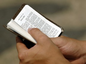 File shot of a bible