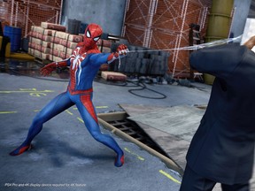A screenshot from the upcoming Playstation 4 game Marvel's Spider-Man. (Marvel Photo)