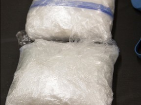 U.S. Customs and Border Protection agents have arrested a French man in Los Angeles for allegedly trying to smuggle nearly four pounds of crystal methamphetamine in his underwear on Sunday. (CBP photo)
