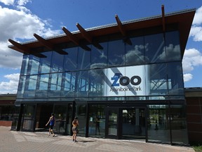 The entrance to the Assiniboine Park Zoo in Winnipeg, as seen on Mon., June 5, 2017. Kevin King/Winnipeg Sun/Postmedia Network