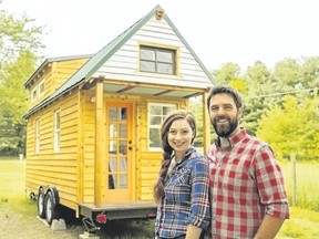 Alexis Stephens and Christian Parsons have taken their tiny home across 27 states while working on a documentary about the tiny-home movement. (Photo courtesy Tiny House Expedition)