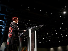Ruth Kelly was the United Way Alberta Capital Region's campaign chair in 2015. Here she is seen at the campaign launch at the Shaw Conference Centre.