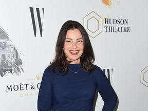 Fran Drescher toasts to the Hudson Theatre reopening with Moët & Chandon at the Hudson Theatre on February 23, 2017 in New York City. (Photo by Nicholas Hunt/Getty Images for Moet & Chandon)