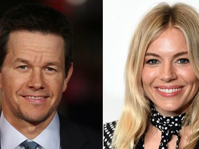 Mark Wahlberg and Sienna Miller. (Getty Images)