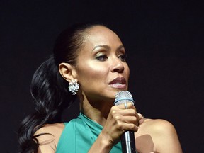 Actor Jada Pinkett Smith speaks onstage at CinemaCon 2017 March 2017 in Las Vegas, Nevada. (Photo by Alberto E. Rodriguez/Getty Images for CinemaCon)