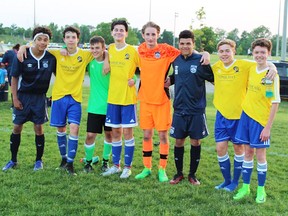From left: Zion Wallace, Carter Guernsey, Nico Roberto, Aiden Kerr-Dini, Owen Paisley, Jamel Owens, Ethan Pick and Nicholas Ter Haar. (Submitted photo)