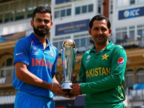 India and Pakistan go for it all at the Champions Trophy final. (Getty Images)