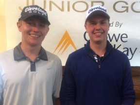 Kaiden Nicholson, left, and Ethan de Graaf both had a number of wins on last year's McLennan Ross Tour and looking to repeat that success this year. (Supplied)