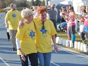 File photo from the Canadian Cancer Society's 2009 Edmonton Relay for Life fundraiser. Shaughn Butts / Postmedia