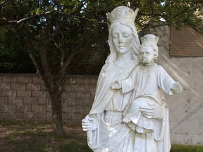 A statue of baby Jesus that remained headless for months after it was decapitated in Sudbury has been resurrected.