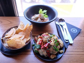 The roasted cauliflower is tremendous at Rostizado restaurant in Edmonton. You might want to dance around the chilies, though. JIM BYERS PHOTO