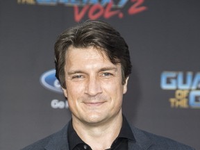 Nathan Fillion at the world premiere of Marvel Studios’ 'Guardians of the Galaxy Vol. 2.' Credit: Eugene Powers/WENN.com