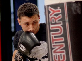 Nineteen-year-old boxer Bruno Desrochers has high hopes for his future in boxing. Scott Haddow/For The Sudbury Star