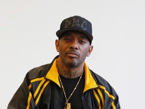 In this Oct. 13, 2016 file photo, Mobb Deep's Prodigy poses for a photo in New York. Albert Johnson, the skilled rapper and member of the New York hip-hop duo has died. He was 42. (AP Photo/Mark Lennihan)