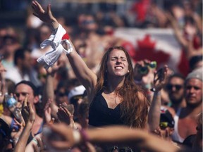 Thousands of electronic dance music lovers showed up at Escapade Music Festival at the Rideau Carleton Raceway on June 29, 2014. The festival on June 24-25, 2017 will be held at Lansdowne Park. DAVID KAWAI / POSTMEDIA