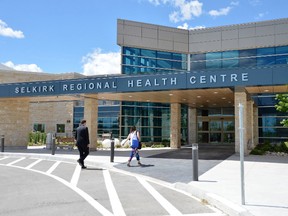 Media and politicians walked into the front entrance of the new Selkirk Regional Health Centre on Tuesday, June 20, 2017, to take part in a media tour. Dave Baxter/Selkirk Journal/Postmedia Network