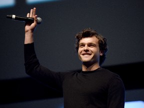 Alden Ehrenreich, who will play Han Solo, appears at the Future Directors Panel for the Star Wars Celebration 2016 at ExCel on July 17, 2016 in London, England. (Ben A. Pruchnie/Getty Images for Walt Disney Studios)