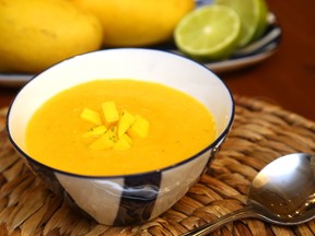 Chilled Melon and Mango Soup. (MIKE HENSEN, The London Free Press)