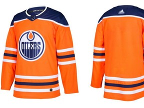 Adidas unveiled the Edmonton Oilers new home jersey on Tuesday along with those of all 31 NHL teams.