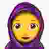 Woman With Headscarf (Source: Emojipedia)