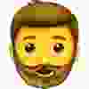 Bearded Person (Source: Emojipedia)