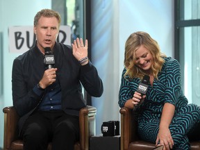 Will Ferrell and Amy Poehler visit Build Studios to discuss their new movie "The House" at Build Studio on June 21, 2017 in New York City. (Photo by Jamie McCarthy/Getty Images)