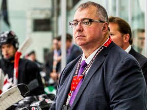 Former first-round NHL draft pick and Stanley Cup winner Paul Boutilier is the new assistant coach of the Belleville Senators, the AHL club announced Wednesday. (Hockey Canada photo)
