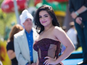Actress Ariel Winter attends Columbia Pictures and Sony Pictures Animation World Premiere of 'Smurfs: The Lost Village' at Arclight Culver City, on April 1, 2017, in Culver City, California. / AFP PHOTO / VALERIE MACON (Photo credit should read VALERIE MACON/AFP/Getty Images)