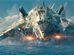A scene from the movie "Battleship." (Handout photo)