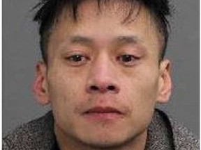 A warrant has been issued for Trieu Dinh, 31, in connection with a number of robberies. POLICE HANDOUT