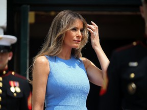 U.S. first lady Melania Trump at the White House June 19, 2017 in Washington, DC.(Chip Somodevilla/Getty Images)