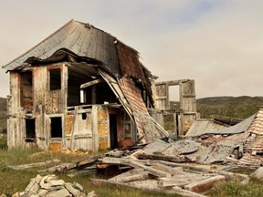 Madelaine Toupin's image of an abandoned Inuit village has won a national award and a spot in an exhibition at the Canadian Museum for Human Rights. (HANDOUT)