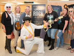 Taylor Bertelink/For The Intelligencer
Belleville General Hospital Foundation gala committee members get their rock-on in anticipation for the announcement of this year’s theme for the upcoming gala on September 16. Funds raised through the event go towards bettering care at BGH.