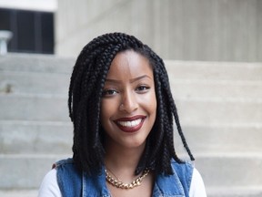 Jessica Kirk, one of the organizers of the University of Toronto's first Black graduation ceremony, is seen in this undated handout photo. (THE CANADIAN PRESS/PHOTO)