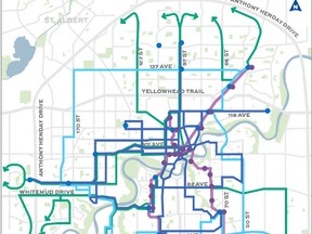 Edmonton's new transit strategy would be the largest overhaul of the city's bus network in decades. It was released for public review June 22, 2017.