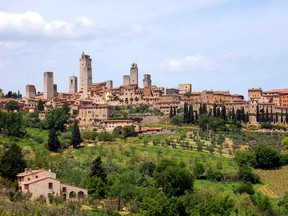 San Gimignano is an amazingly preserved hill town in Tuscany, with 14 medieval towers still standing. (photo: Rick Steves)