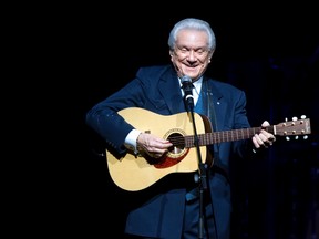 Homegrown country music star Tommy Hunter played the final concert of his career March 20, 2012, at the RBC Theatre in London. (Free Press file photo)