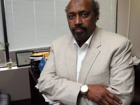 Abdirizak Karod, executive director pf the Somali Center for Family Services. The centre has just received a $100,000 from Legal Aid Ontario to offer legal services and seminars for parents of black students facing suspension or expulsion. JEAN LEVAC