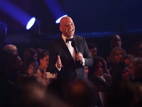 When Howie Mandel played a Boston doctor on the 1980s medical drama "St. Elsewhere" it wasn't the medical jargon he struggled with - it was his Canadian accent. Mandel is seen wandering into the crowd during the opening of the 2017 Canadian Screen Awards in Toronto on Sunday, March 12, 2017. THE CANADIAN PRESS/Peter Power