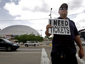 The Ontario government plans to clamp down on ticket scalping with a new law that will prohibit the use of automated ticket-buying “bots.” (DAVE ABEL/Toronto Sun files)