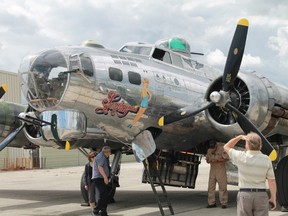 The Sentimental Journey, before takeoff. 
CARL HNATYSHYN/SARNIA THIS WEEK