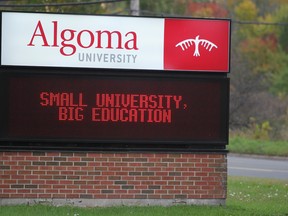 The Algoma University Students’ Union voted unanimously against sanctioning or endorsing events related to Canada 150.” (POSTMEDIA NETWORK/PHOTO)