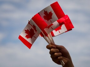 canada flags