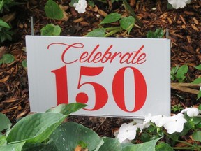 Pick up your “Celebrate 150” sign today from the Town Hall in Clinton by and join us in showing off our community.