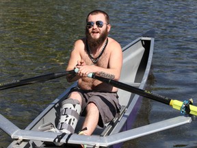 Austin Desforges, a 22-year-old adaptive rower with the Sudbury Rowing Club, is as stubborn as they come. Scott Haddow/For The Sudbury Star