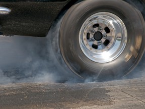 tire burnout