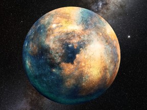 A planet the size of Mars could be messing with the orbits of objects in the Kuiper belt. (Heather Roper/LPL/ Washington Post)