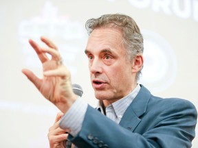 University of Toronto professor Jordan Peterson speaks at the Sandford Fleming building in Toronto on Saturday, Feb. 4, 2017. (VERONICA HENRI/TORONTO SUN FILES)